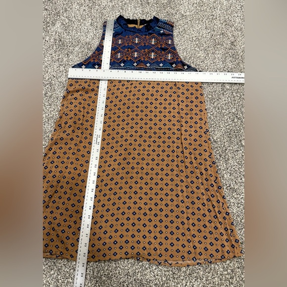 THML Anthropologie Sleeveless Bohemian Indie Gypsy Velvet Embroidered Dress - Picture 12 of 12